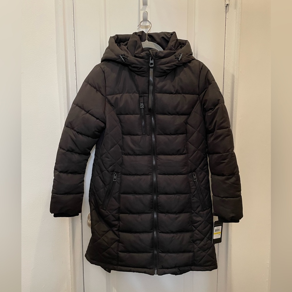 Guess Winter Coat Jacket Puffer Black Medium NWT